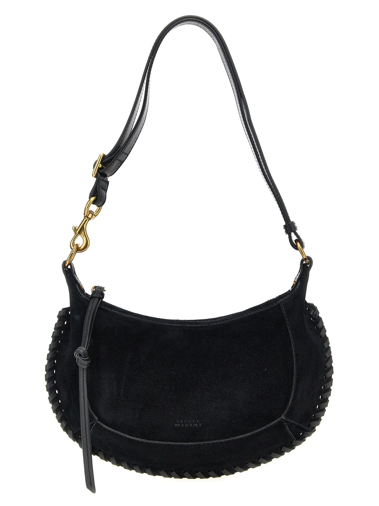 Isabel Marant Black Calfskin Shoulder Bag