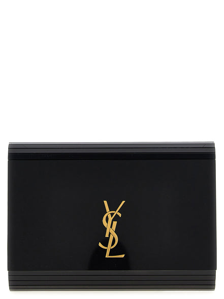 Saint Laurent Black Plexiglass Crossbody Bag