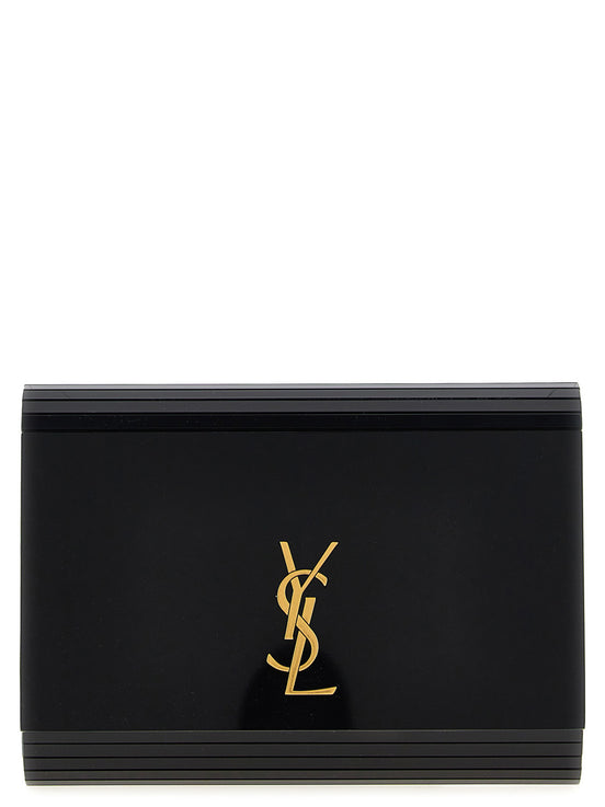 Saint Laurent Black Plexiglass Crossbody Bag
