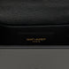 Saint Laurent Black Plexiglass Crossbody Bag