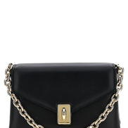 Furla Black Leather Shoulder Bag