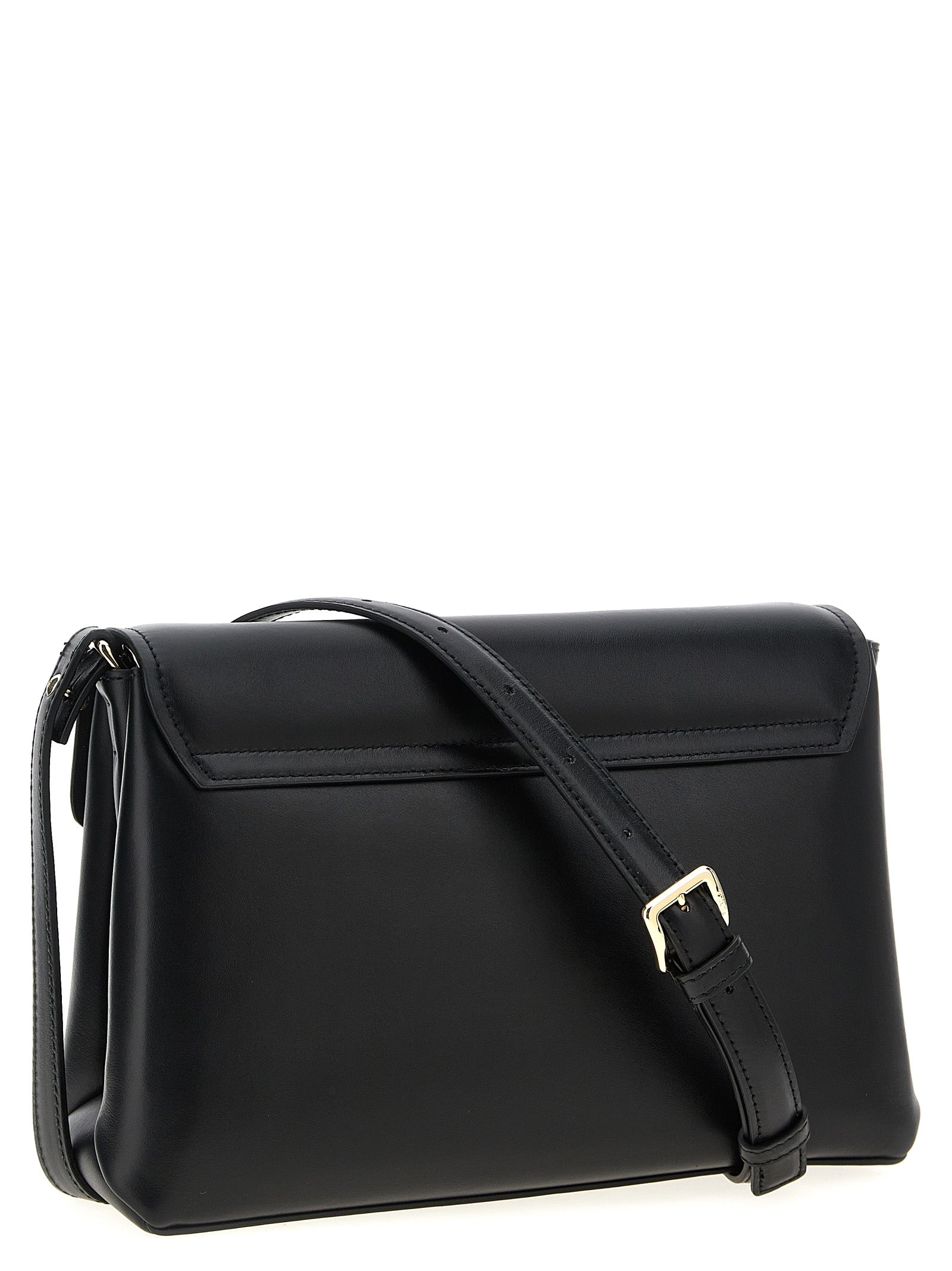 Furla Black Leather Shoulder Bag