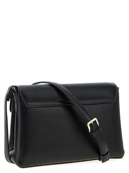 Furla Black Leather Shoulder Bag