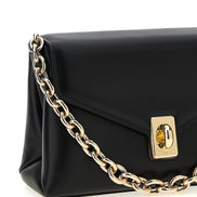 Furla Black Leather Shoulder Bag