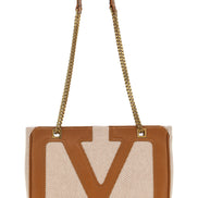 Valentino Garavani Beige Cotton Tote Bag