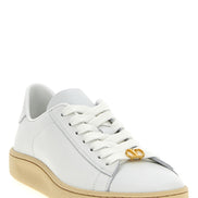 Valentino Garavani White Calfskin Low Top Sneakers