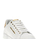 Dolce & Gabbana Gold Calfskin Low Top Sneakers