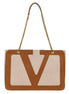 Valentino Garavani Beige Cotton Tote Bag