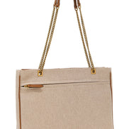 Valentino Garavani Beige Cotton Tote Bag