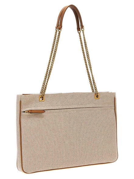 Valentino Garavani Beige Cotton Tote Bag