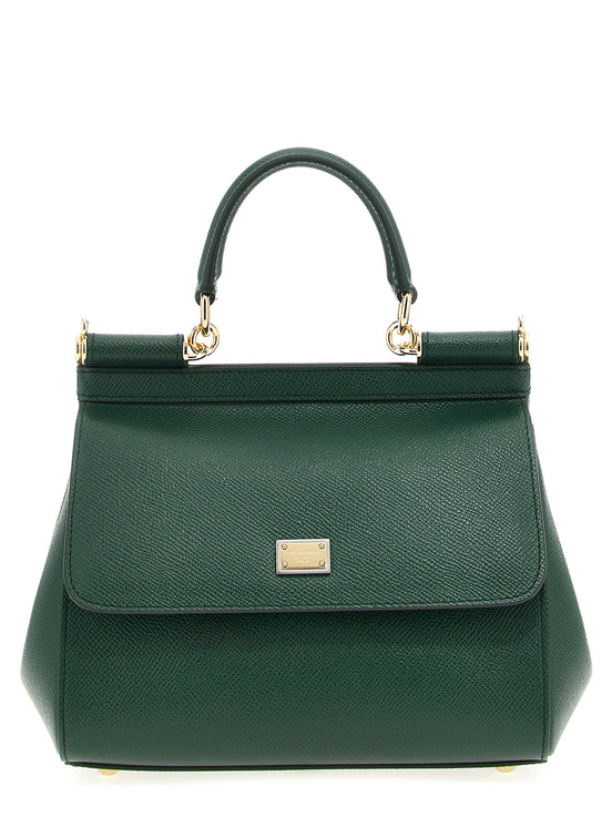 Dolce & Gabbana Bicolor Calfskin Handbag