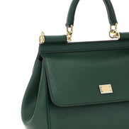 Dolce & Gabbana Bicolor Calfskin Handbag