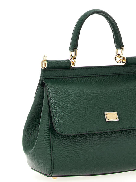 Dolce & Gabbana Bicolor Calfskin Handbag