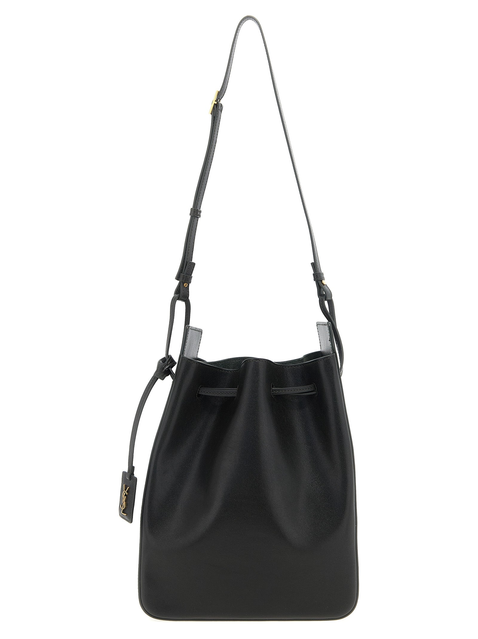 Saint Laurent Bicolor Calfskin Crossbody Bag