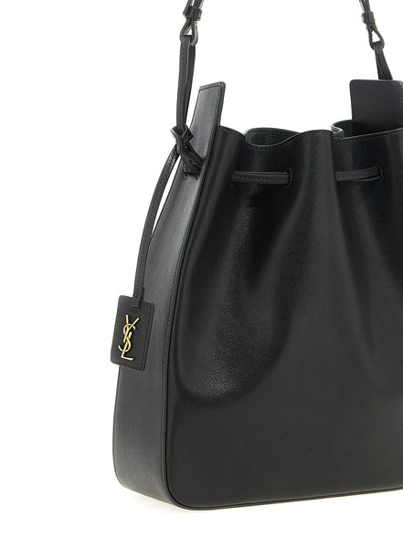 Saint Laurent Bicolor Calfskin Crossbody Bag