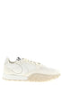 Marine Serre White Calfskin Athletic Sneakers