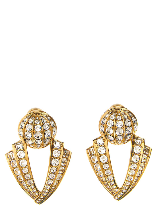 Valentino Garavani Gold Brass Earrings