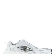 Balenciaga White Cowhide Athletic Sneakers
