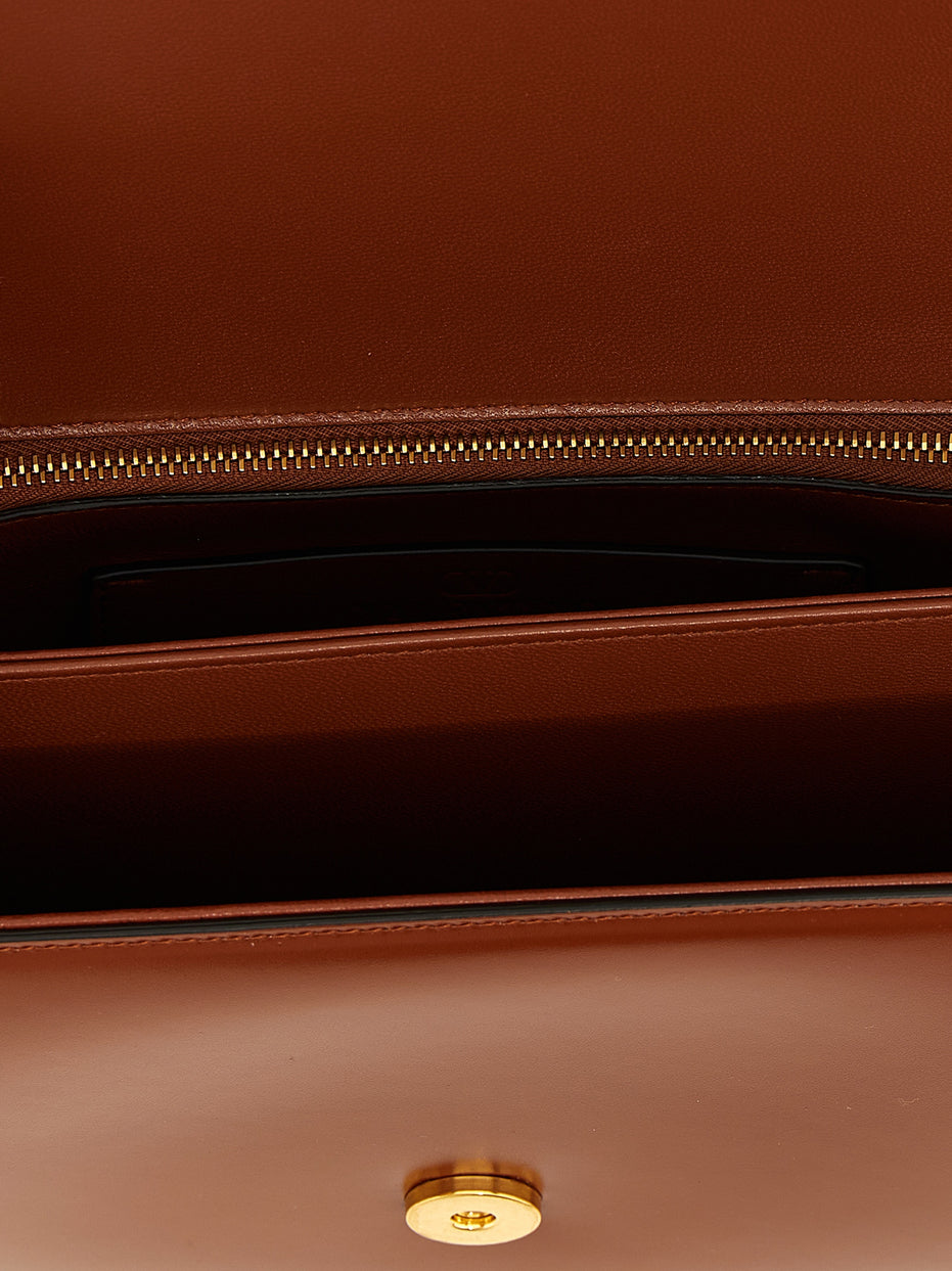 Valentino Garavani Brown Calfskin Shoulder Bag