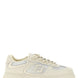 Fendi Beige Calfskin Platform Sneakers