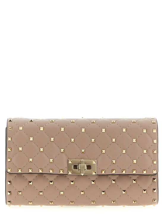 Valentino Garavani Multicolor Lamb Leather Shoulder Bag