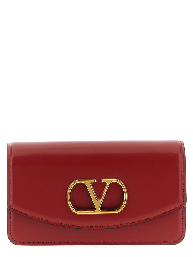 Valentino Garavani Multicolor Calfskin Clutch Bag