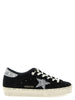 Golden Goose Black Leather Low Top Sneakers
