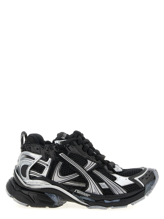 Balenciaga Black Polyethylene Athletic Sneakers
