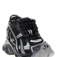 Balenciaga Black Polyethylene Athletic Sneakers
