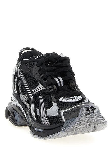 Balenciaga Black Polyethylene Athletic Sneakers