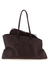 The Attico Purple Calfskin Shoulder Bag
