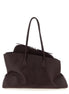 The Attico Purple Calfskin Shoulder Bag