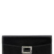 Roger Vivier Black Calfskin Cardholder