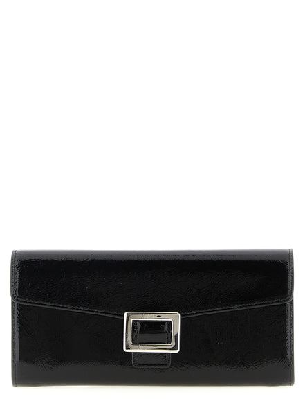 Roger Vivier Black Calfskin Cardholder
