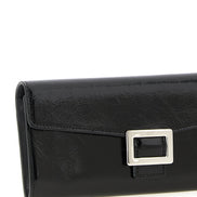 Roger Vivier Black Calfskin Cardholder