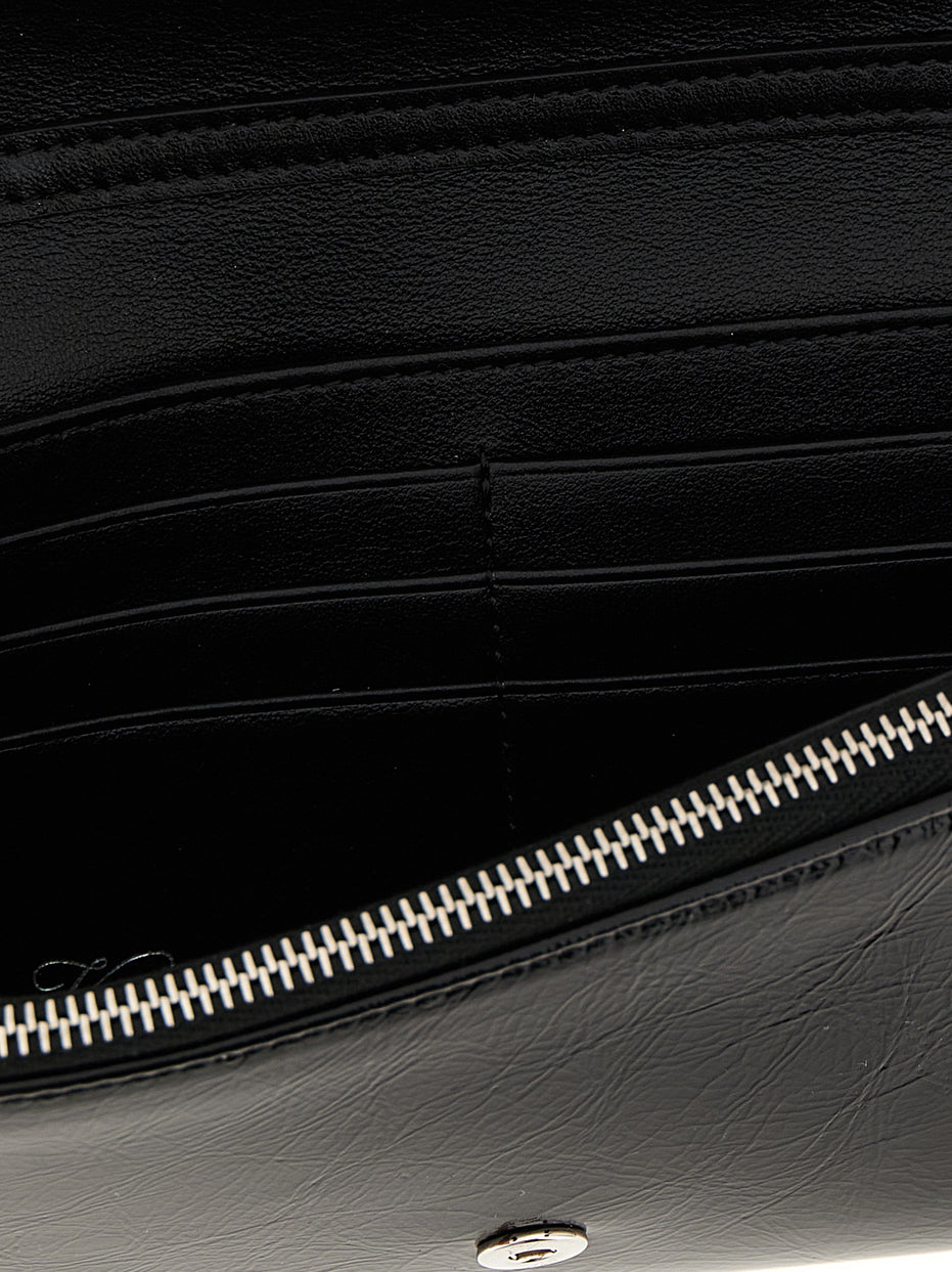 Roger Vivier Black Calfskin Cardholder