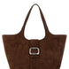 Roger Vivier Brown Goatskin Tote Bag
