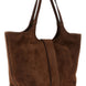 Roger Vivier Brown Goatskin Tote Bag