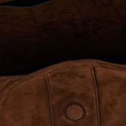 Roger Vivier Brown Goatskin Tote Bag