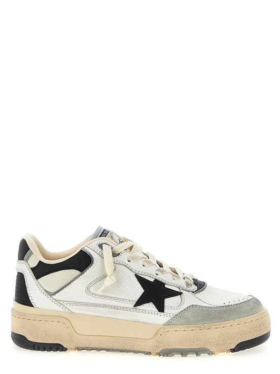Δίχρωμα αθλητικά παπούτσια Golden Goose από δέρμα