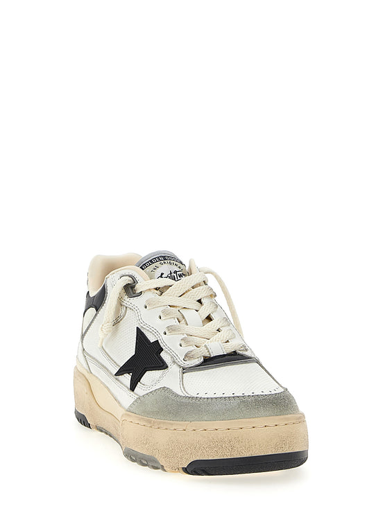 Δίχρωμα αθλητικά παπούτσια Golden Goose από δέρμα