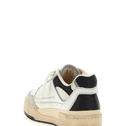 Golden Goose Bicolor Leather Athletic Sneakers