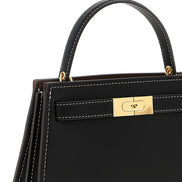 Tory Burch Black Cowhide Handbag