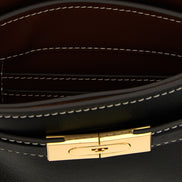 Tory Burch Black Cowhide Handbag