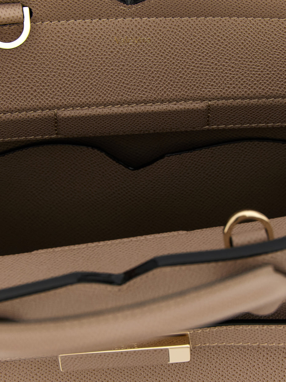 Valextra Beige Calfskin Handbag