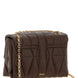 Versace Brown Lamb Leather Shoulder Bag
