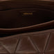 Versace Brown Lamb Leather Shoulder Bag