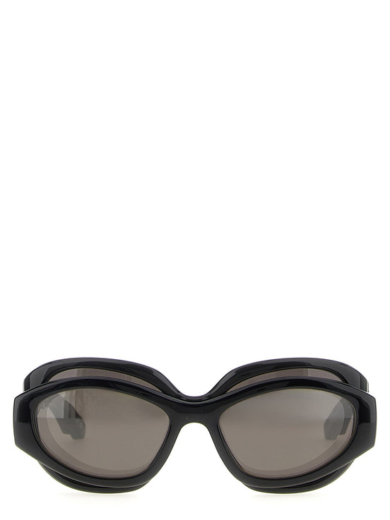 Balenciaga Black Polyamide Sunglasses