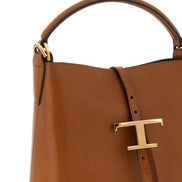 Tod's Brown Calfskin Handbag