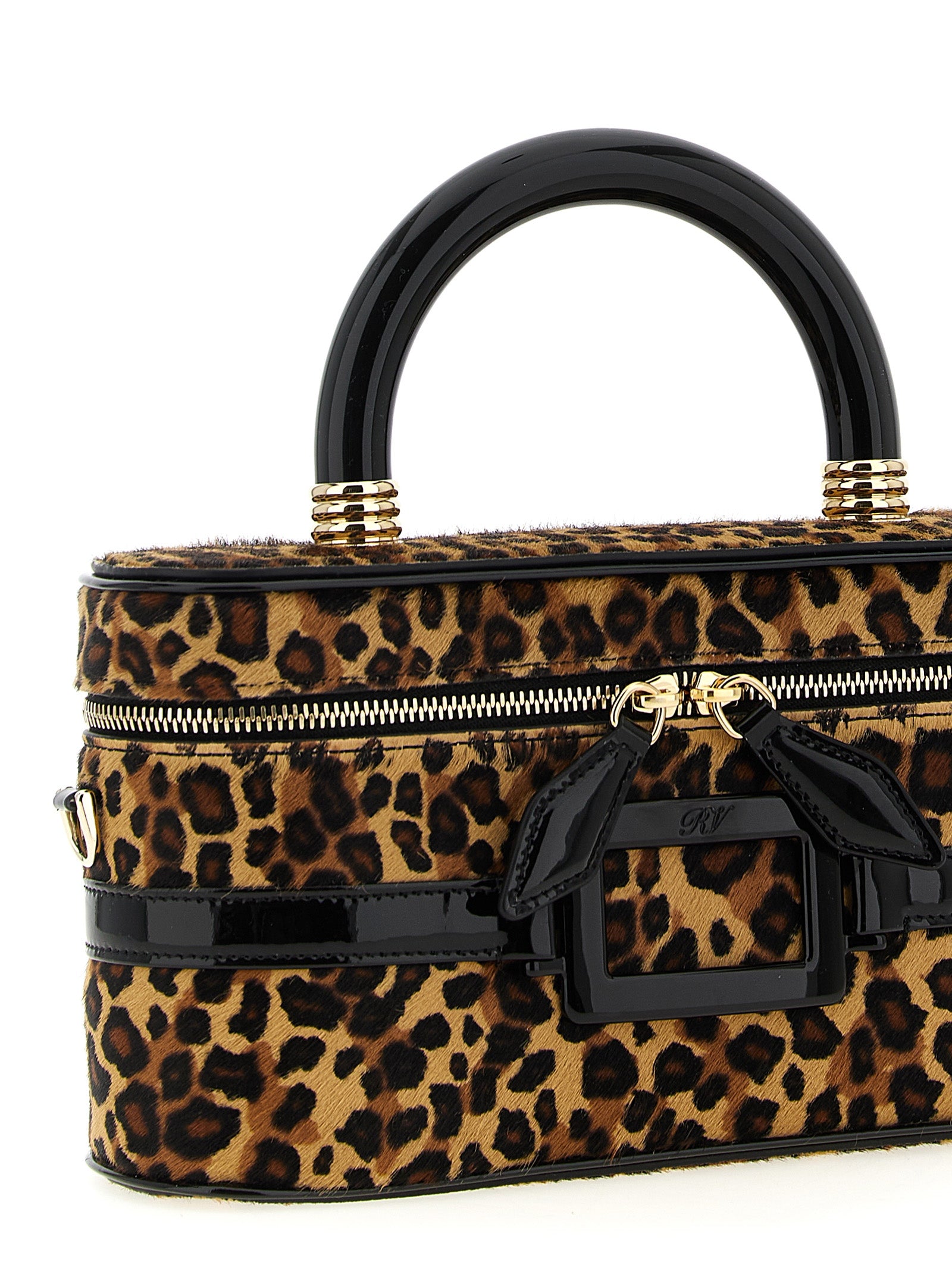 Τσάντα χειρός Roger Vivier πολύχρωμη από δέρμα μοσχαριού
